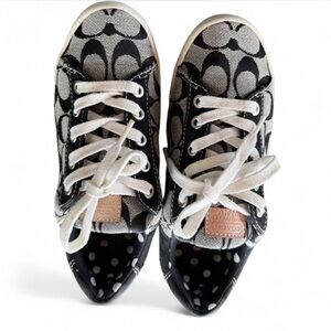 Coach Black and White Signature Sneakers
